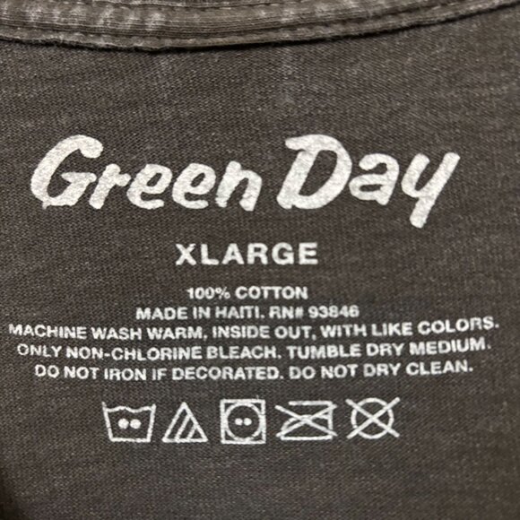 Green Day Nimrod Punk Rock Band T-Shirt Size Extra Large - Picture 4 of 5